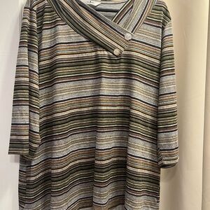 Striped Multicolor Women's Top